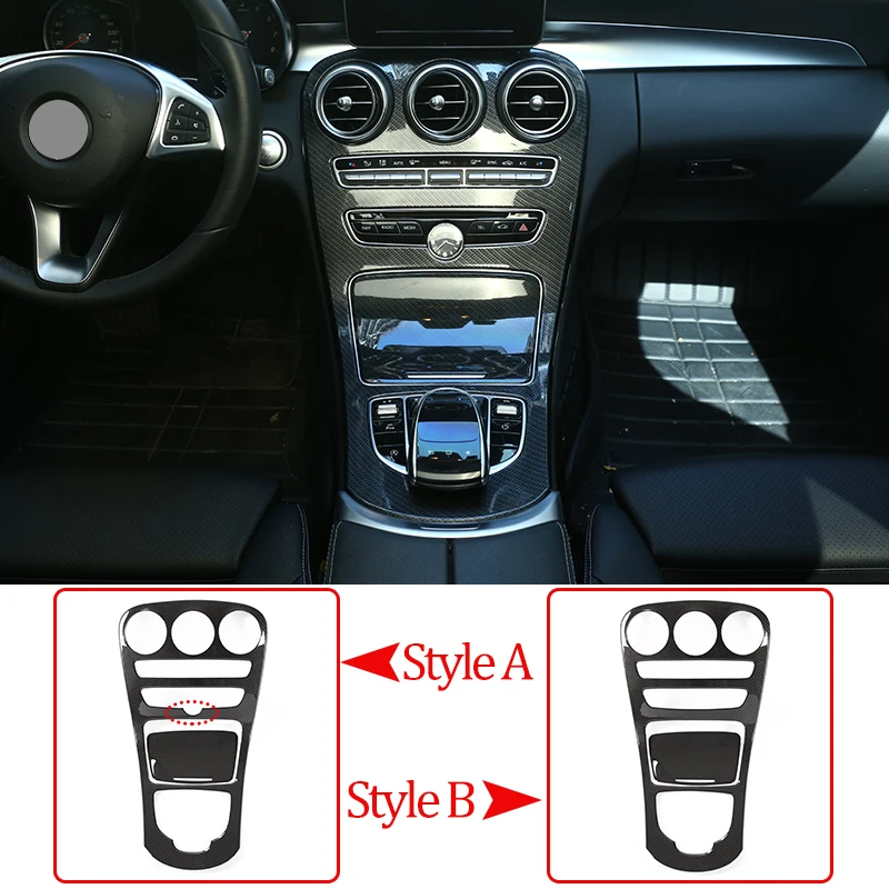 Abs Per Mercedes Benz Classe C W205 2014-2018 Center Console Gear Panel Frame Cover Trim Per Mercedes Benz Glc Coupe X235 2015-18