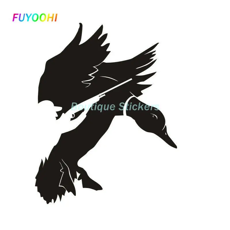Fuyoohi Outdoor/Protection Boutique Stickers Hunter Duck Hunting Dog Gun Funny Vinyl Decal Sticker Window Decorativo