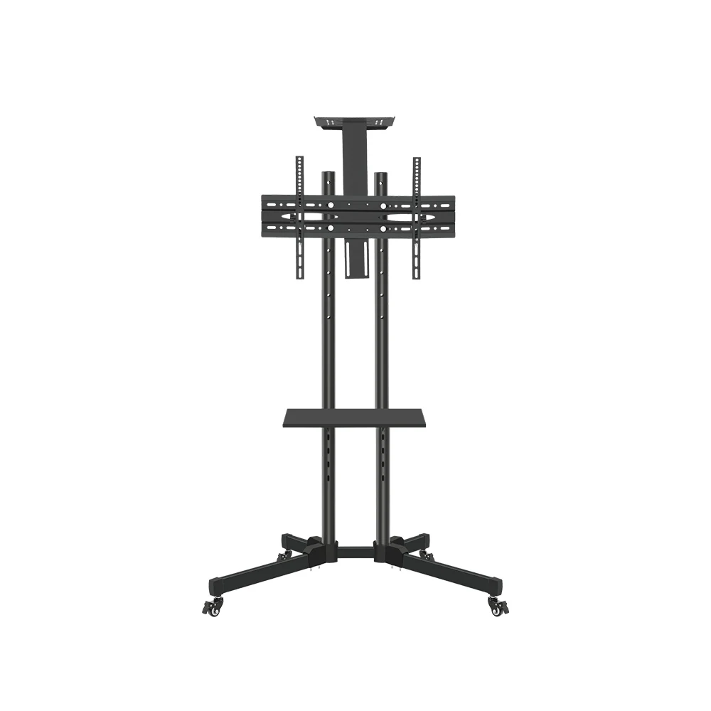 Carrello Tv Rimovibile Regolabile In Altezza Carrello Mobile 32 "-65" Pollici Staffe Di Montaggio Tv