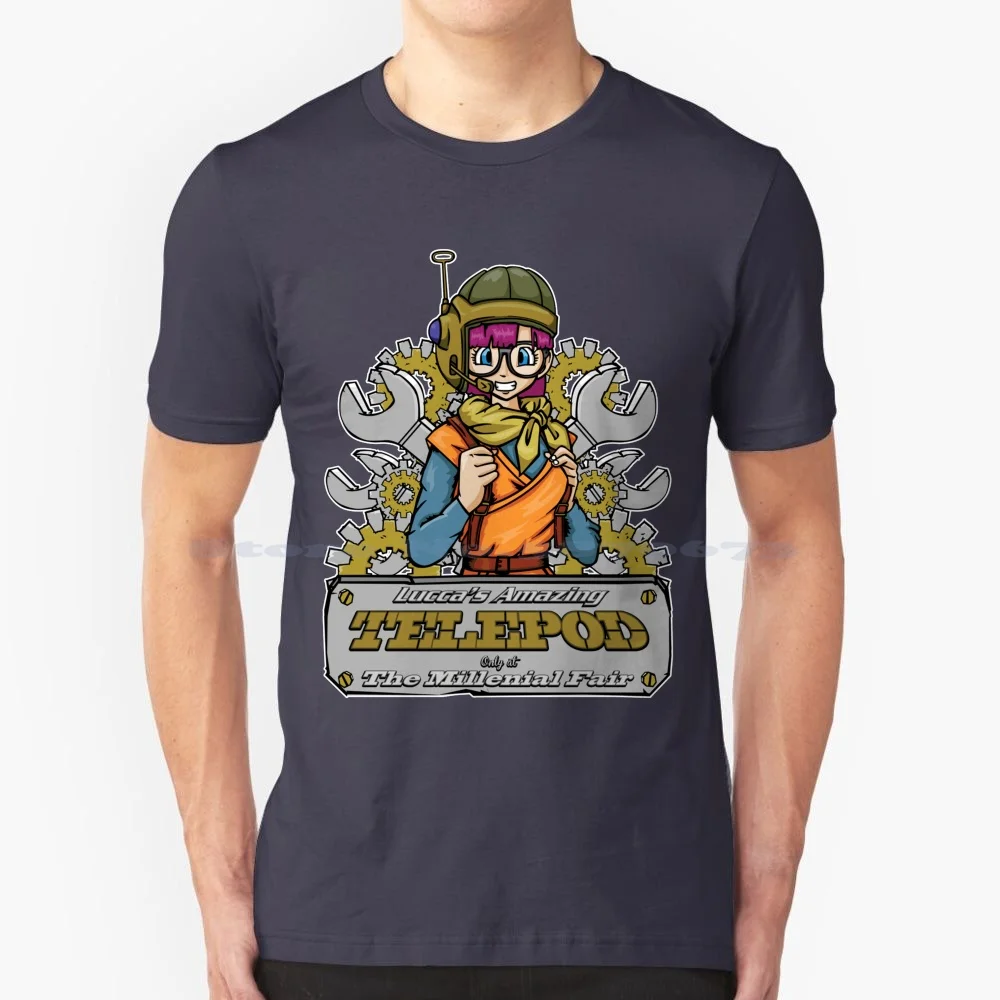 La Fantastica Maglietta Telepod Di Caren'S 100% Cotton Tee Chrono Trigger Traverse Millenial Fair Guardia Rpg Retroceling Snes Beanzomatic