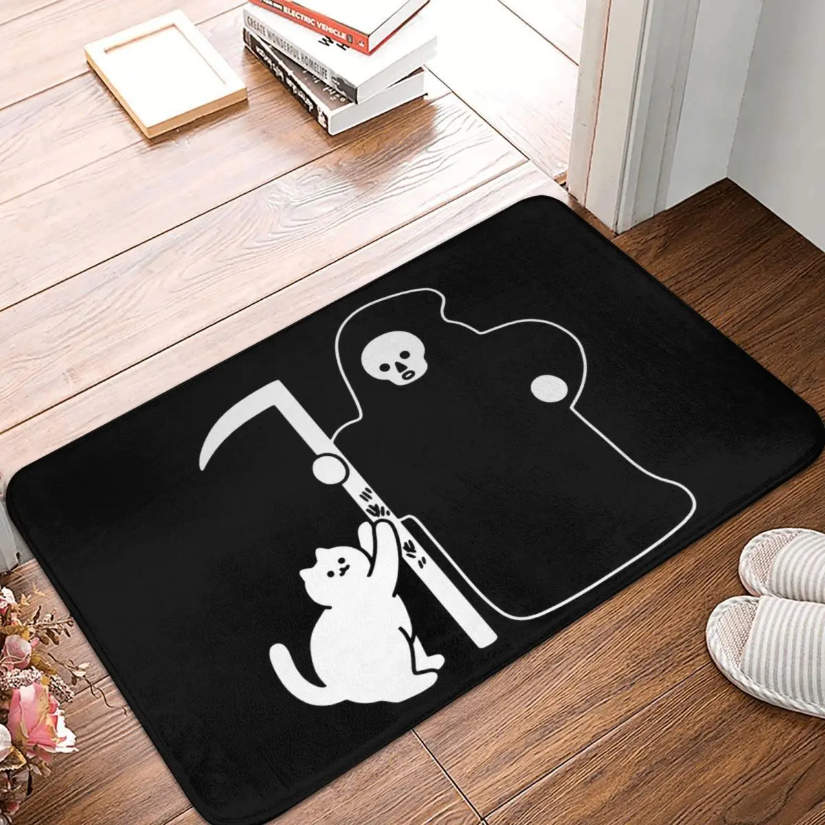 Interessante Tappetino Da Bagno Per Fantasmi Scythe Scratching Post Zerbino Tappeto Da Cucina Tappeto Per Porta D'Ingresso Decorazioni Per La Casa