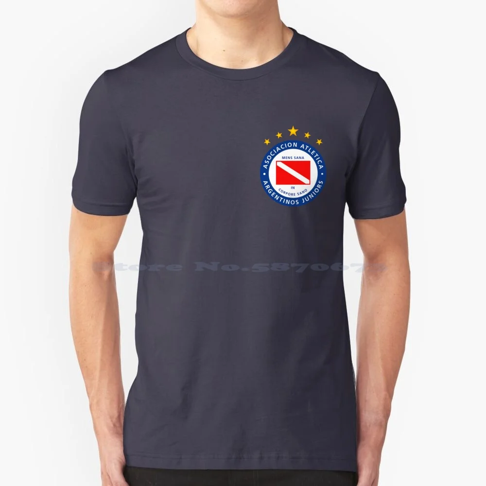 Argentinos Juniors T Shirt 100% Cotone Tee Argentina Football Napoli Argentinos Juniors Legend D10S Diego Maradona Soccer