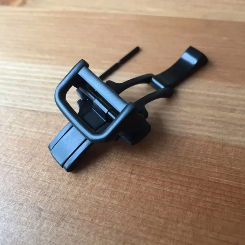 Fibbia/Chiusura Per Orologio Con Pulsante Pvd Nero Opaco Da 20Mm Per Panerai Radiomir Luminer Watch Band/Strap Parts Tools