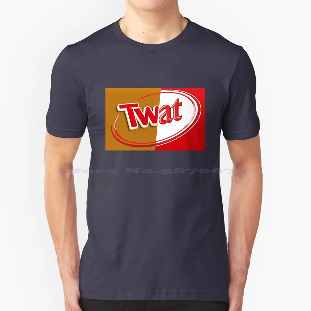Twat Twix Kitkat Modifica T Shirt 100% Cotone Tee Twat Twix Kit Kat Kitkat Mashup Rude Pun Rude Joke Chocolate Bar Logo Cioccolato