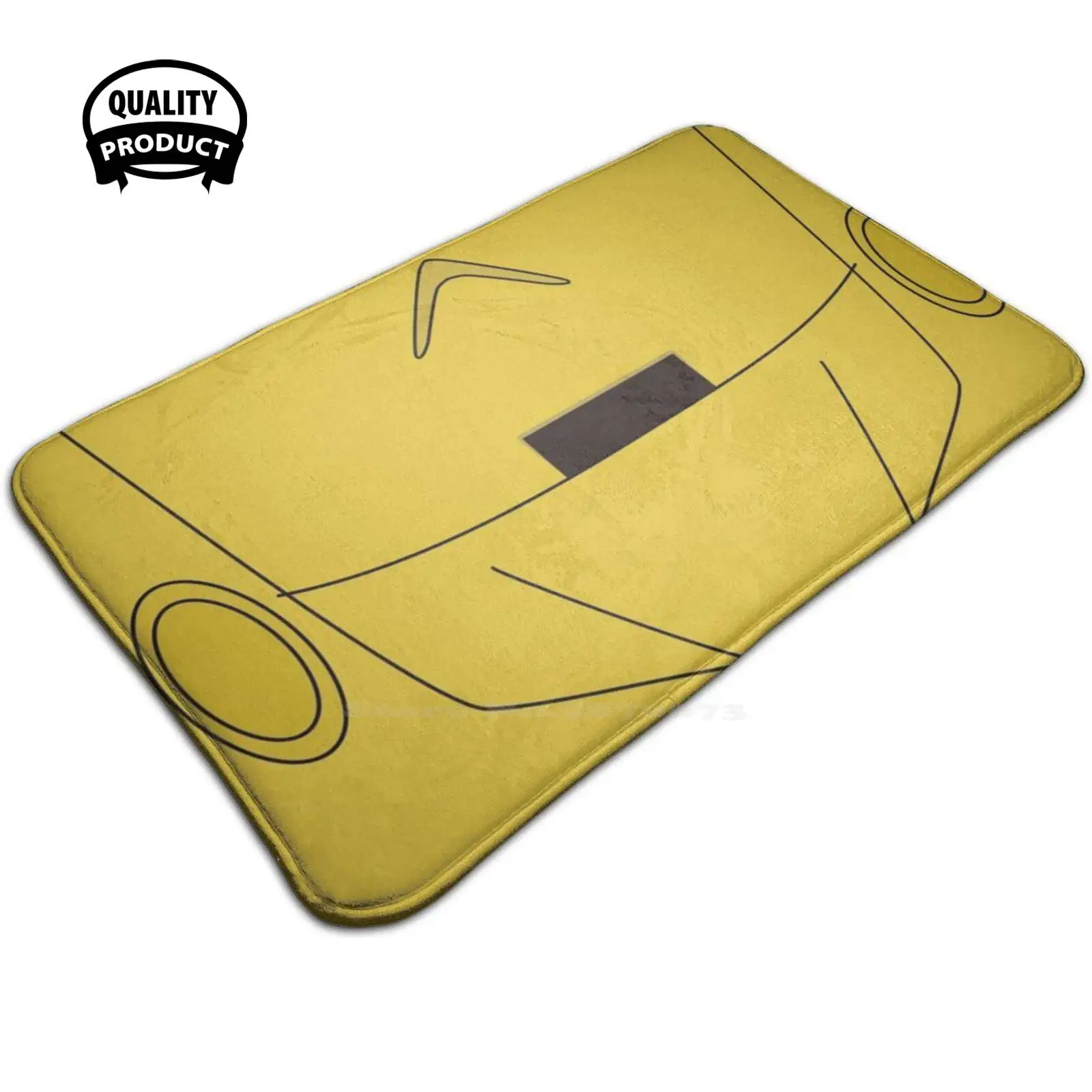 C3Pmask 3D Morbido Tappetino Antiscivolo Tappeto Tappetino Sw C3Po 3Rd P Oro Giallo Arancione Semplice