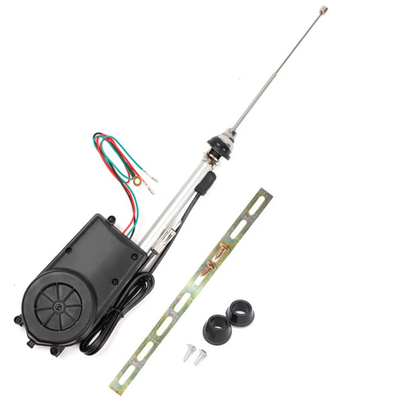 New Car Antenna Elettrica Radio Car Booster Alimentatore Kit Antenna Segnale Auto Elettrico 12V Antenna Esterna Per Auto Radio Am/Fm