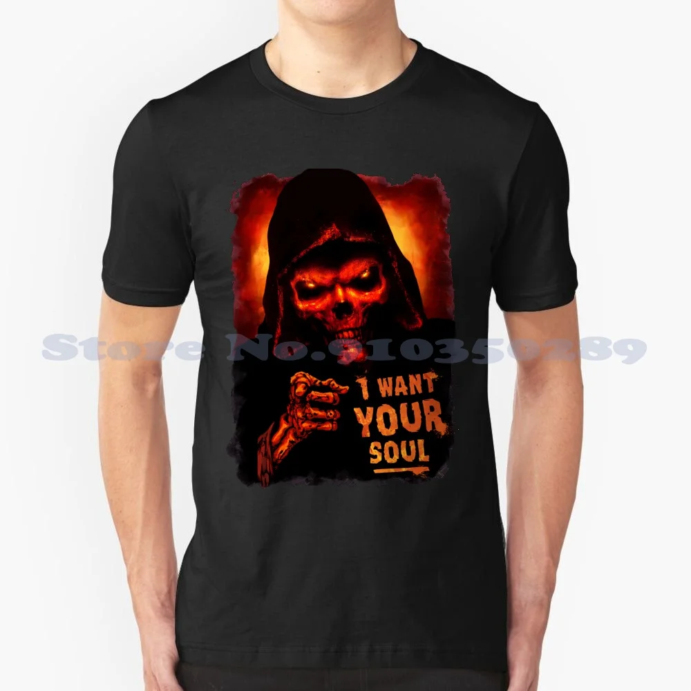 Wanderer Fashion Vintage Tshirt Magliette Rune Puzzle 2 Signore Della Distruzione Lod D2Loader Barbarian Paladin Maga Druid