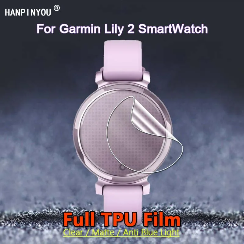 Per Garmin Lily / 2 Smartwatch Hd Clear / Matte / Anti Blue Light Soft Tpu Hydrogel Film Screen Protector-Non Vetro Temperato