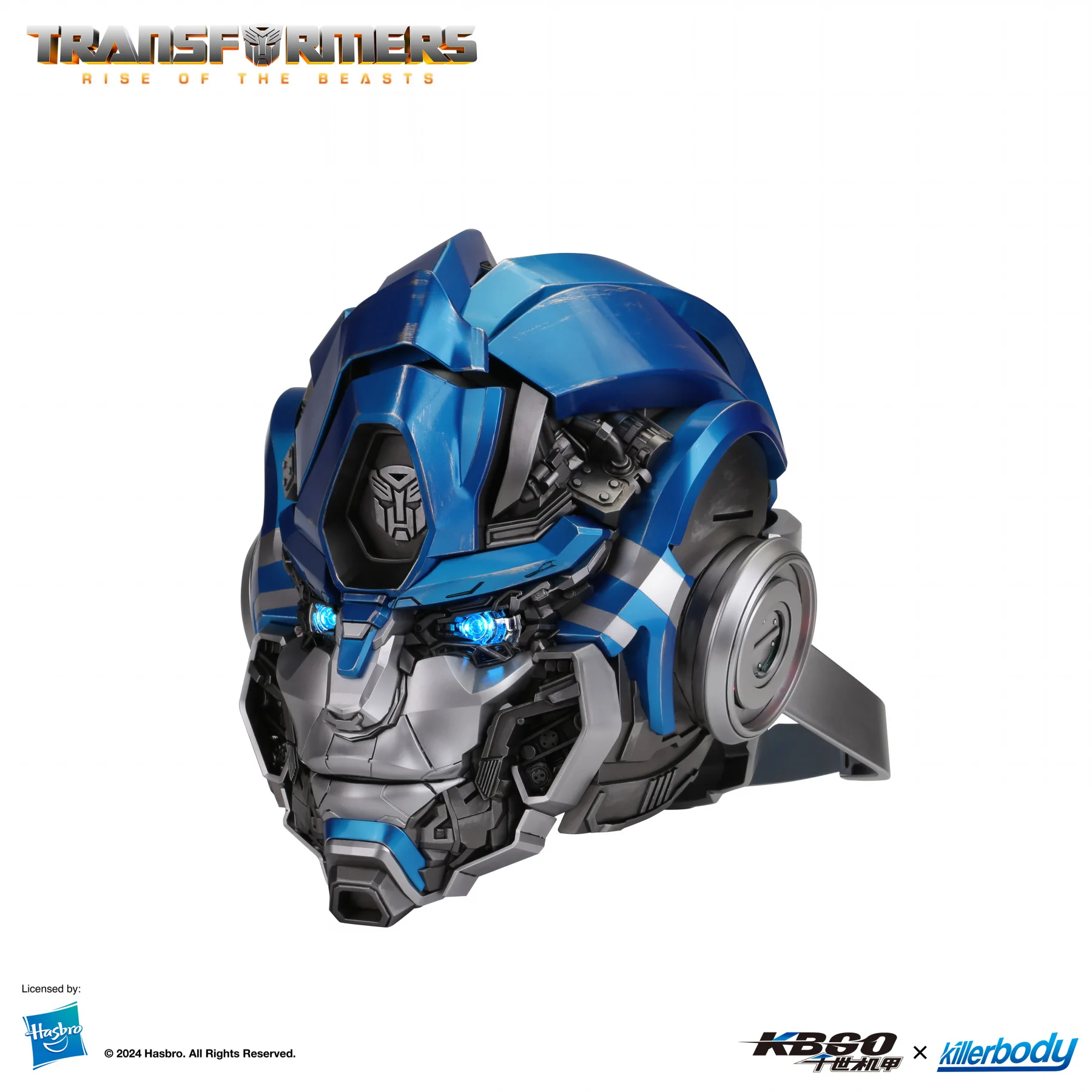 Killerbody Transformers Figura Super Warrior Phantom Helmet Esclusivo Voice Changer Touch Control Led Cool Lamp Boyfriend Gift