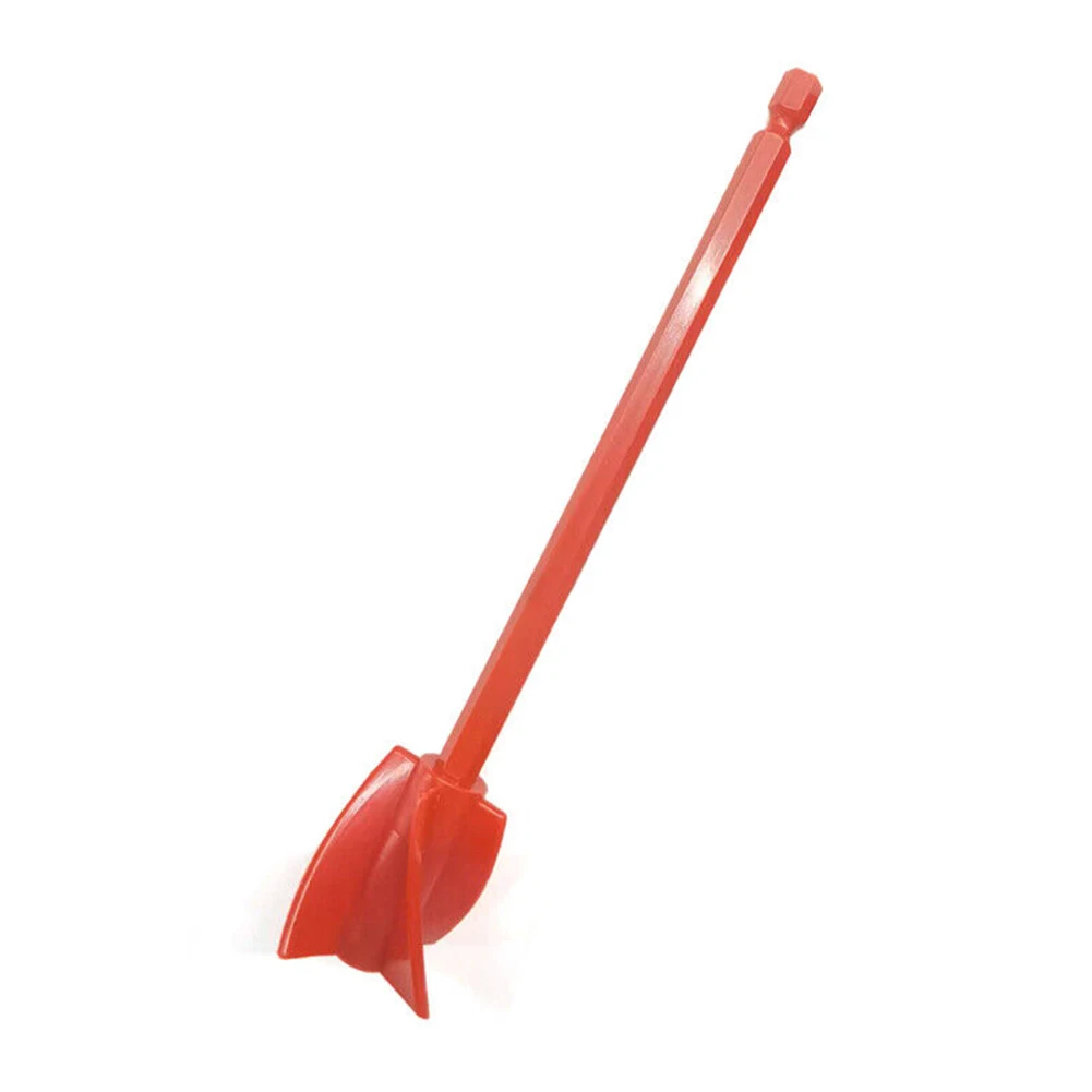 Solid Mixer Drill Paddle Plastic Paint Mixer Paddle Helix Shape Antistrappo Paint Mixer Paddle Compact Epoxy Mixing Stick