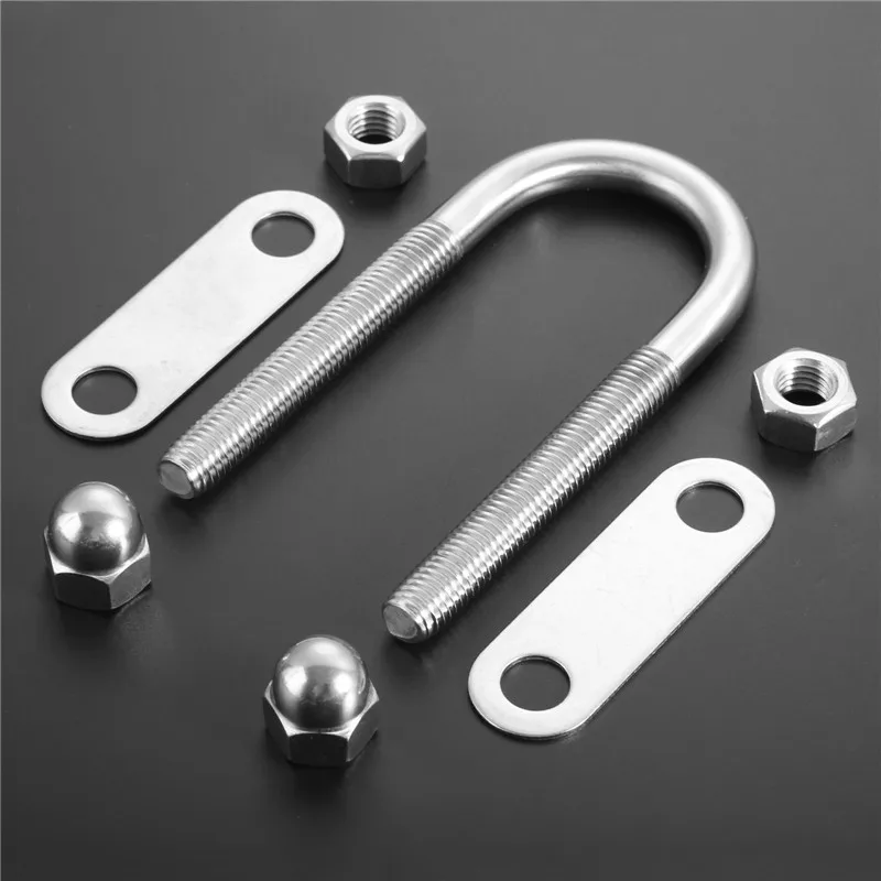 New Bow Stern Eye U Bolt Boat Marine Bolt Rope And Rigging Shrouds M12 X 130 Accessori Per Barche Per Yacht Acciaio Inossidabile 316 1Pc