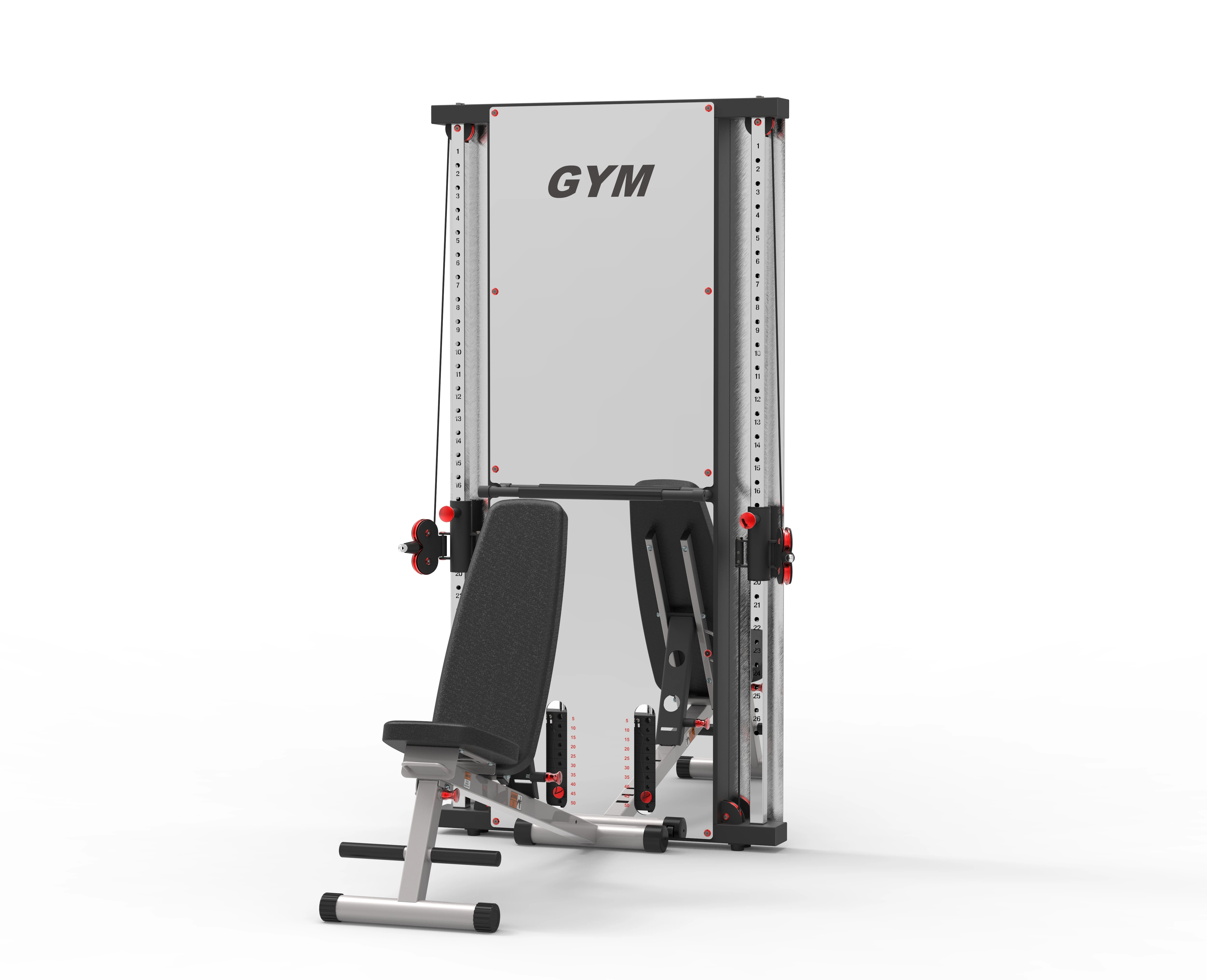 Doppio Cavo Trainerwall Mounted Cable Crossover Functional Trainerarm A Parete Cross Functional Trainer