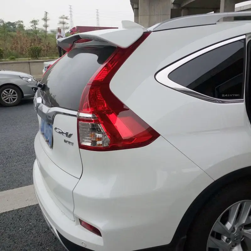Nuovo Abs Non Verniciato Primer Auto Ala Posteriore Spoiler Coda Pinna Copertura Decorazione Misura Per Honda Crv Cr-V 2012 2013 2014 2015 2016