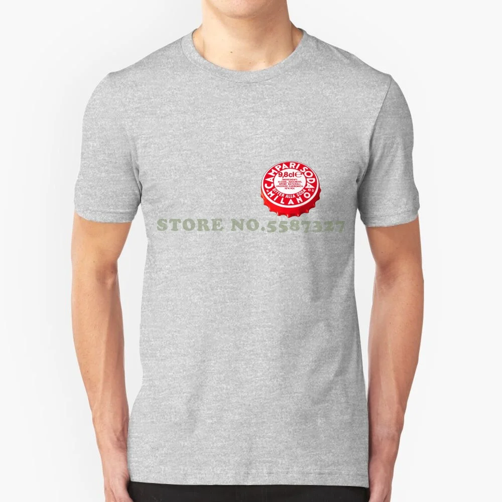 Campari Soda 2 Graphic Custom Funny Vendita Calda Tshirt Campari Soda Pop Bevande Vintage Bevande Cucina Bar Cocktail