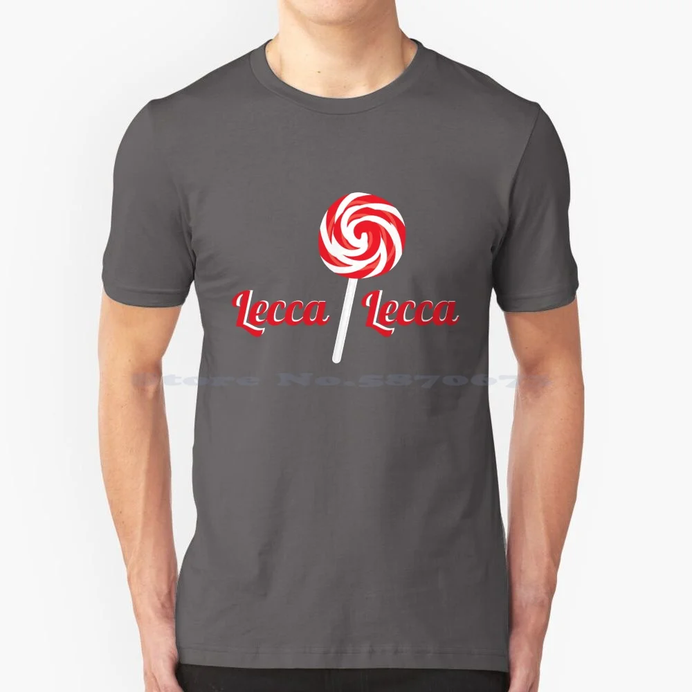 Lecca Lecca T-Shirt Dal Design Minimalista 100% Cotone Tee Candy Chupa Chups Minimalism Boxrol Acquista Online Artandcolor New Brand