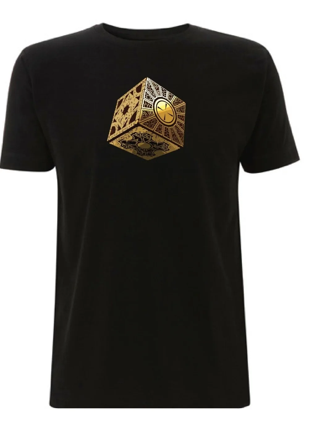 Hellraiser Puzzle Box T Shirt Cenobite Pinhead Horror Movie Tshirt Cubemen 2019 Brand Abbigliamento Tees Casual Maschile Migliore Tee Shirt