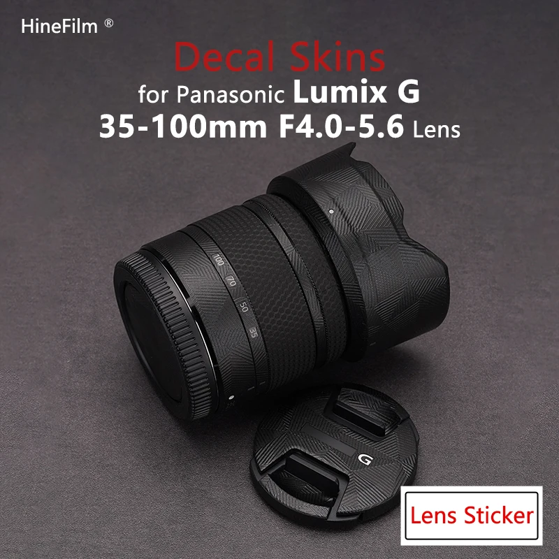 Lumix G 35-100 F4.0-5.6 Lens Decal Skin Per Panasonic Lumix G 35-100Mm F4.0-5.6 Lens Protector Pellicola Antigraffio 3M Vinyl