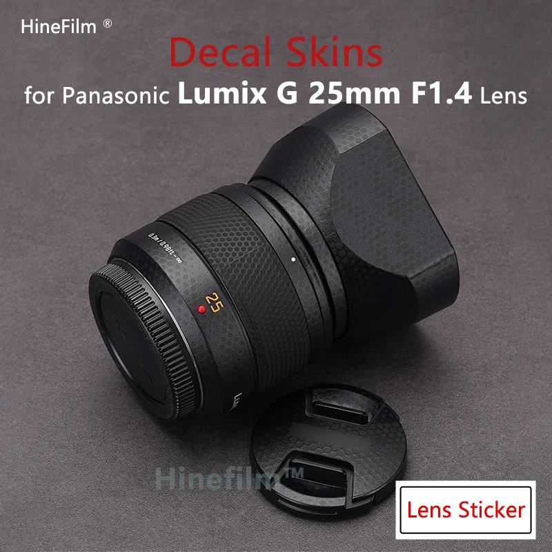 Lumix G 25 F1.4 Len Premium Decal Skin Per Panasonic Dg Summilux 25Mm F/1.4 Asph Lens Protector Cover Film Sticker