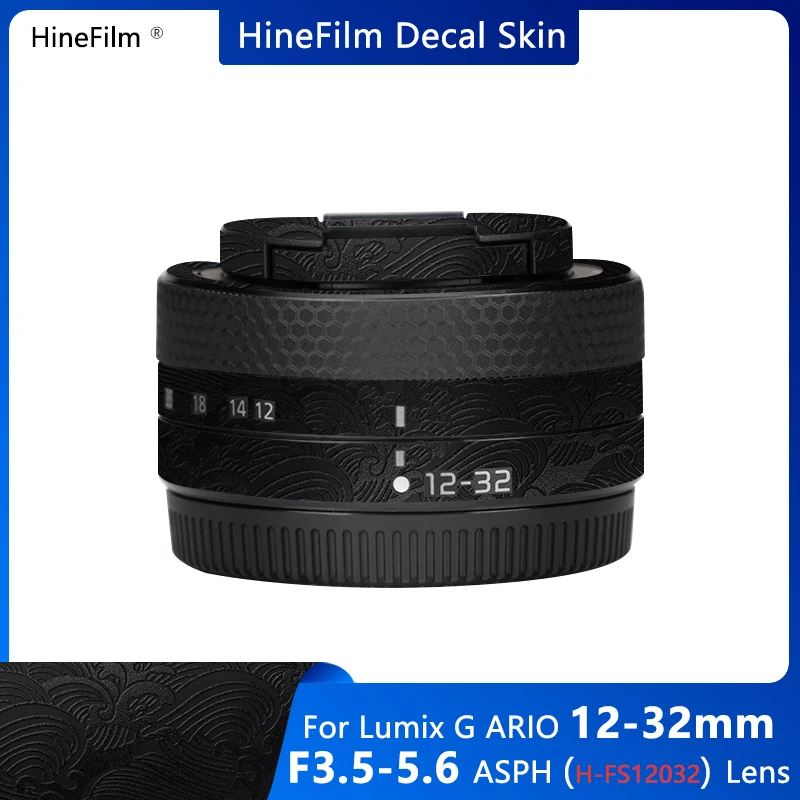 Lumix G 12-32 F3.5-5.6 Lens Decal Skin Wrap Cover Per Panasonic Lumix G 12-32Mm F/3.5-5.6 Lens Sticker Pellicola Protettiva