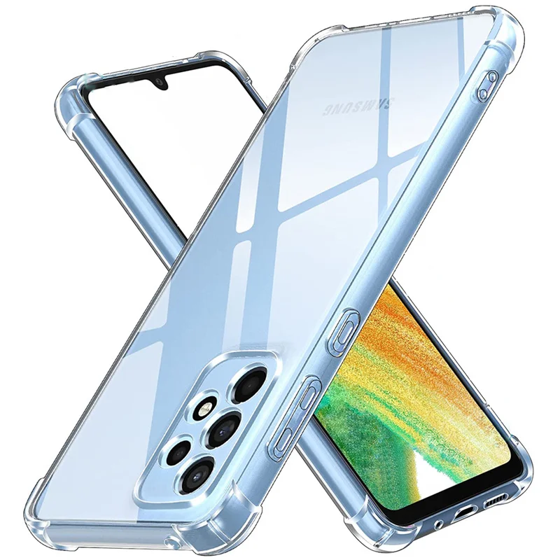 Custodia Morbida Trasparente Per Samsung A33 5G Custodie Per Telefoni Samsung A33 Galaxy A 33 Cover In Silicone Antiurto Custodia Samsung A 33 Case A3