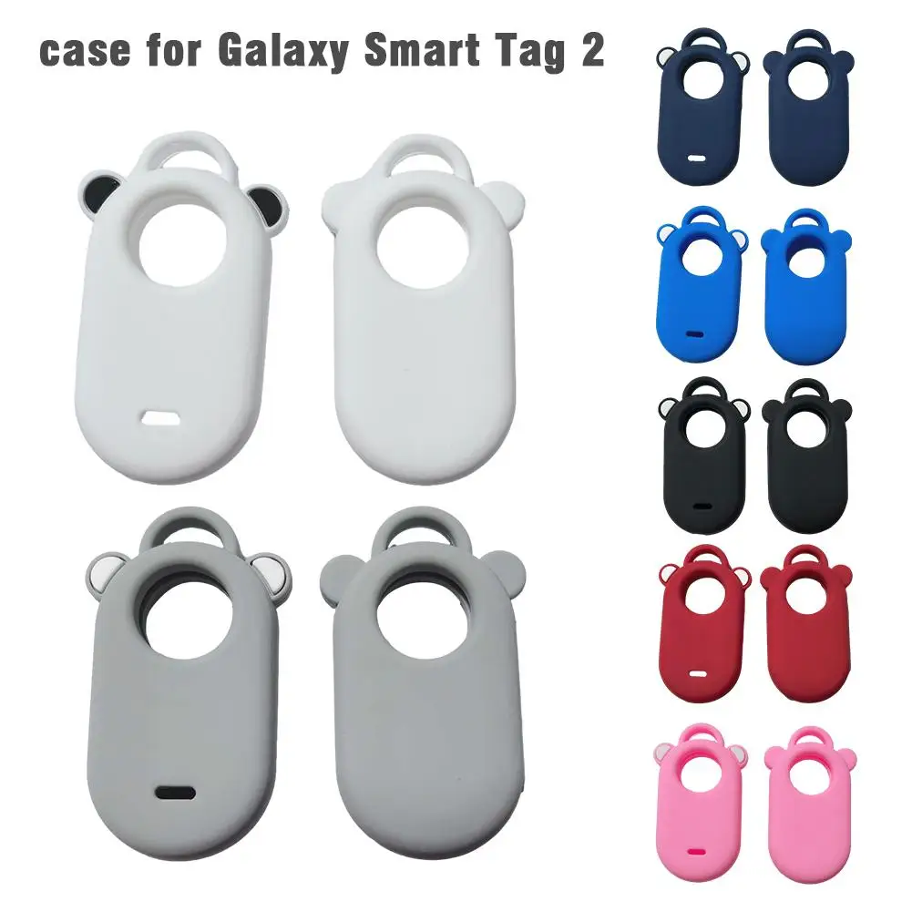 Custodia Morbida In Silicone Per Galaxy Smart Tag 2 Locator Tracker Cover Portachiavi Custodia Protettiva Anti-Perso Per Smart Tag 2 P8D4