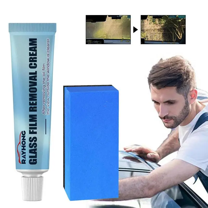 Auto Car Glass Polishing Sgrassante Cleaner Oil Film Clean Polish Paste Per Vetri Parabrezza Parabrezza Occhiali