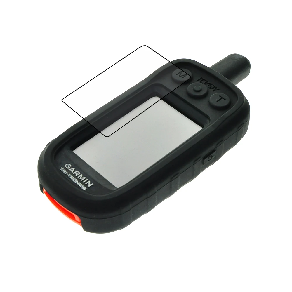 Custodia Protettiva In Silicone + Pellicola Protettiva Per Schermo Per Gps Portatile Garmin Alpha 100 Alpah100