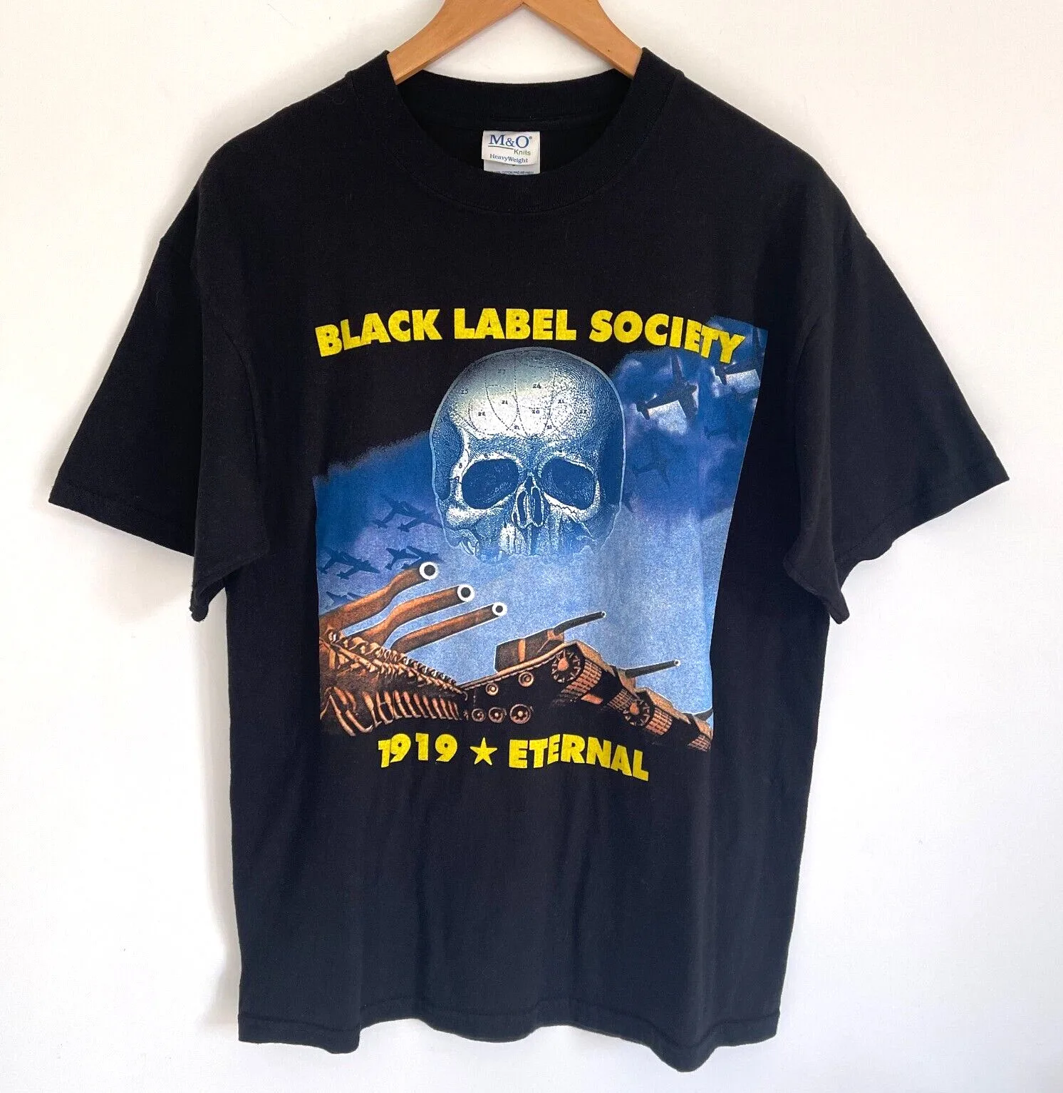 Vtg Black Label Society Shirt Mens Size Large 2002 Band Tee 1919 Eternal
