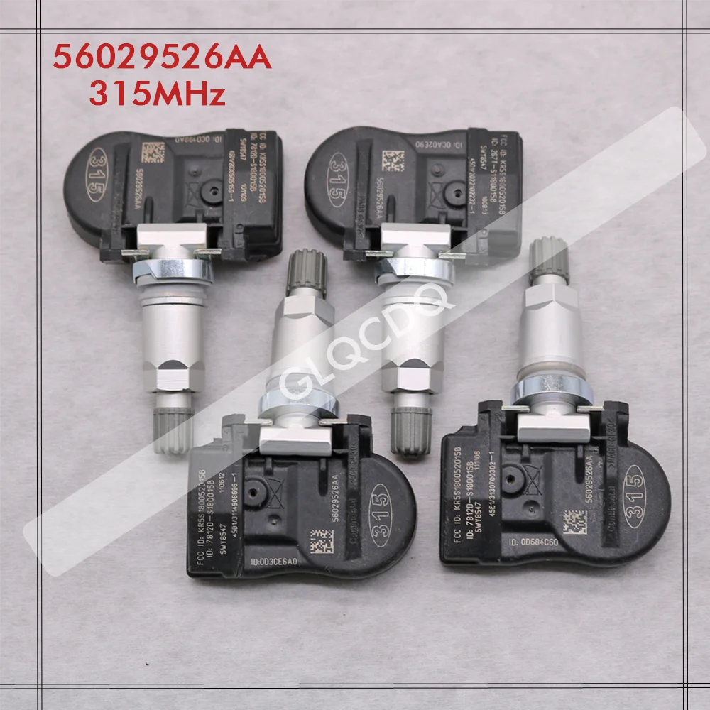 Per Il 2007-2013 Jeep Compass Patriot 315Mhz Sensore Di Pressione Dei Pneumatici Tpms Jeep Pneumatico Sensore Di Pressione Dell'Aria Di 56029526Aa 680