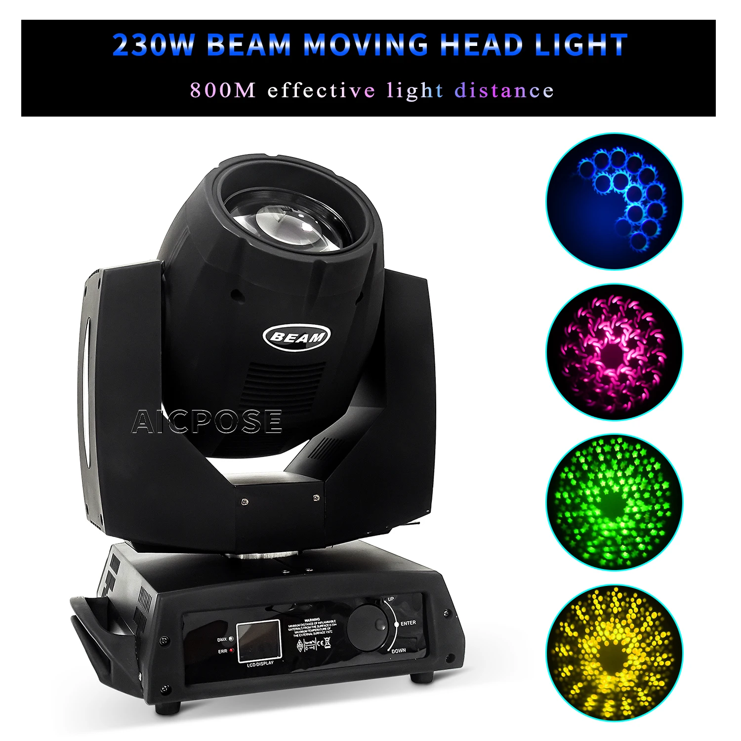 230W 7R Stage Beam Moving Head Light Dmx512 Control Moving Head Rotante Bar Stage Light Equipment Dj Disco Pattern Show Light