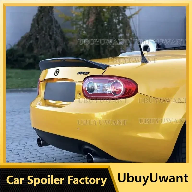 Ubuyuwant Per Mx5 Nc Ncec Roster Miata Epa Tipo 3 2009-2015 In Fibra Di Carbonio Posteriore Tronco Spoiler Coda Boot Lip Wing Car Styling