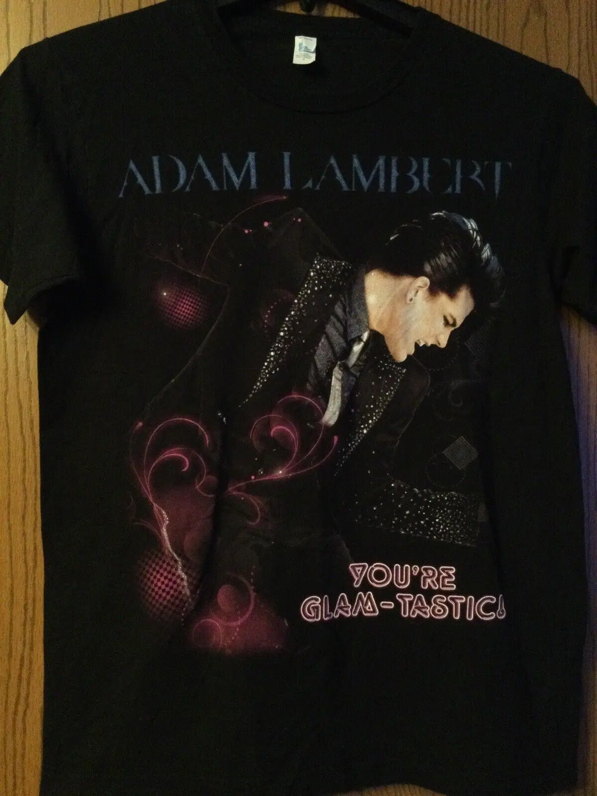 Adam Lambis-"Sei Glam-Tastic!"-Camicia Nera-S-Tultex