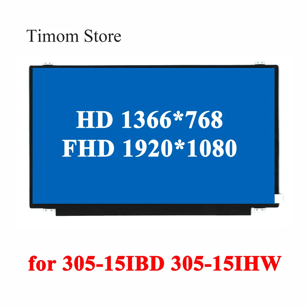 Per Ideapad 305-15Ibd 20597 80Nj Lenovo 305-15Ihw Ideapad 20596 80Nh 15.6 Del Computer Portatile Hd 1366 768 Fhd 1920 1080 Tn Edp 30Pins Display