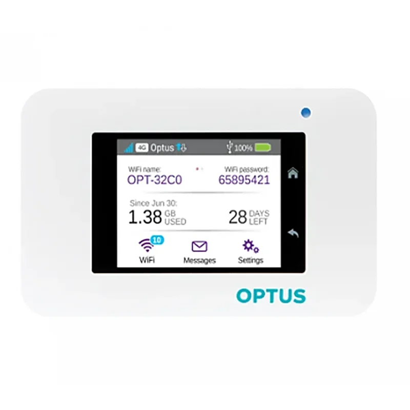 Nuovo Netgear Ac800S Optus Lte Band700/900/1800/2100/2300/2600Mhz Cat9 450Mbps Modem Mifi