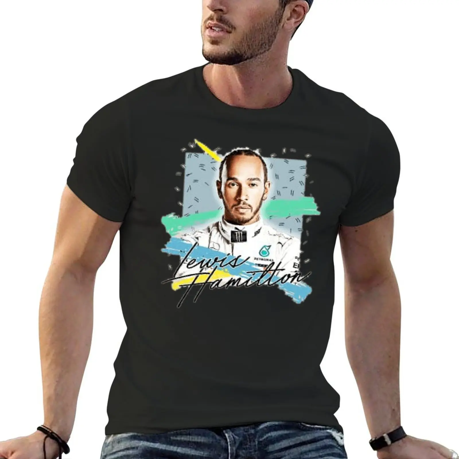 Ayrton Senna F1 Race Raer 17 Top Tee Cute T-Shirt Girocollo Move Humor Graphic Fitness Taglia Usa