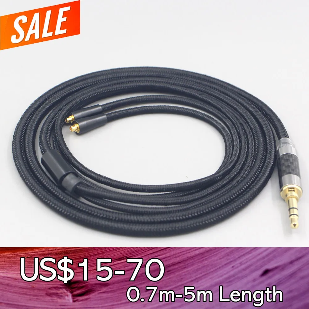 Cavo Ofc In Nylon Per Cuffie Super Morbido Per Westone W40 W50 W60 Um10 Um20 Um30 Um40 Um50 Pro Ln007555