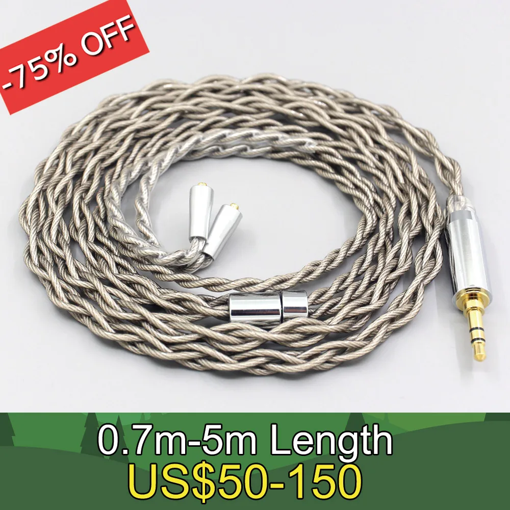 Cavo Auricolare Schermato Placcato Argento Grafene Argento Puro 99% Per Westone W40 W50 W60 Um10 Um20 Um30 Um40 Um50 Pro Ln007929