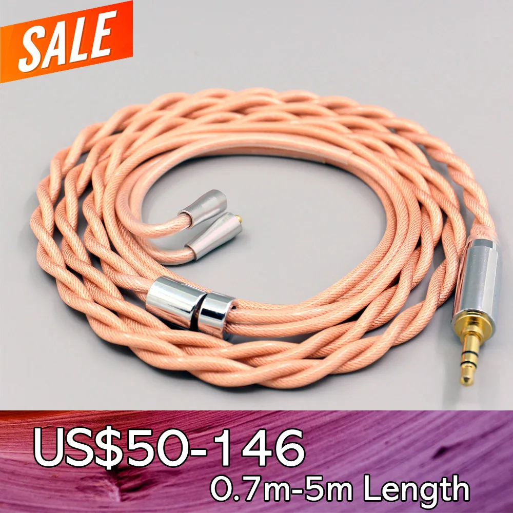 Type6 756 Core Schermatura 7N Litz Occ Cavo Auricolare Per Westone W40 W50 W60 Um10 Um20 Um30 Um40 Um50 Pro Ln007980