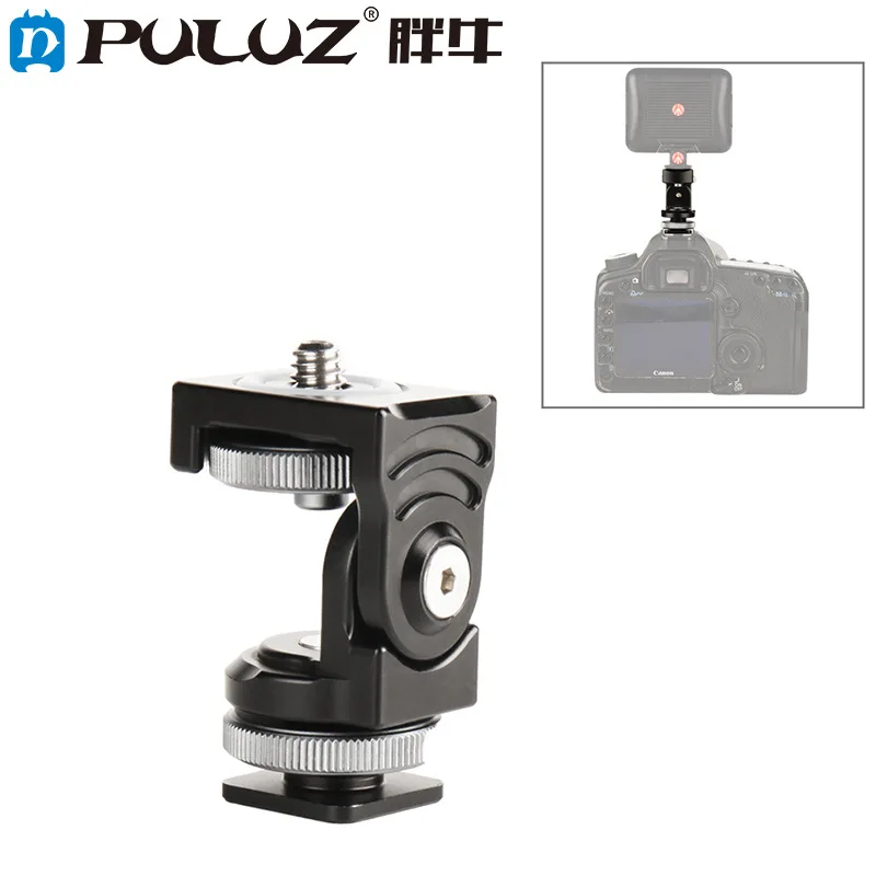 Puluz Staffa Per Monitor Del Telefono Cellulare Smorzamento Piccola Fotocamera Slr Pan Tilt Panoramica Hot Shoe Photography Pan Tilt