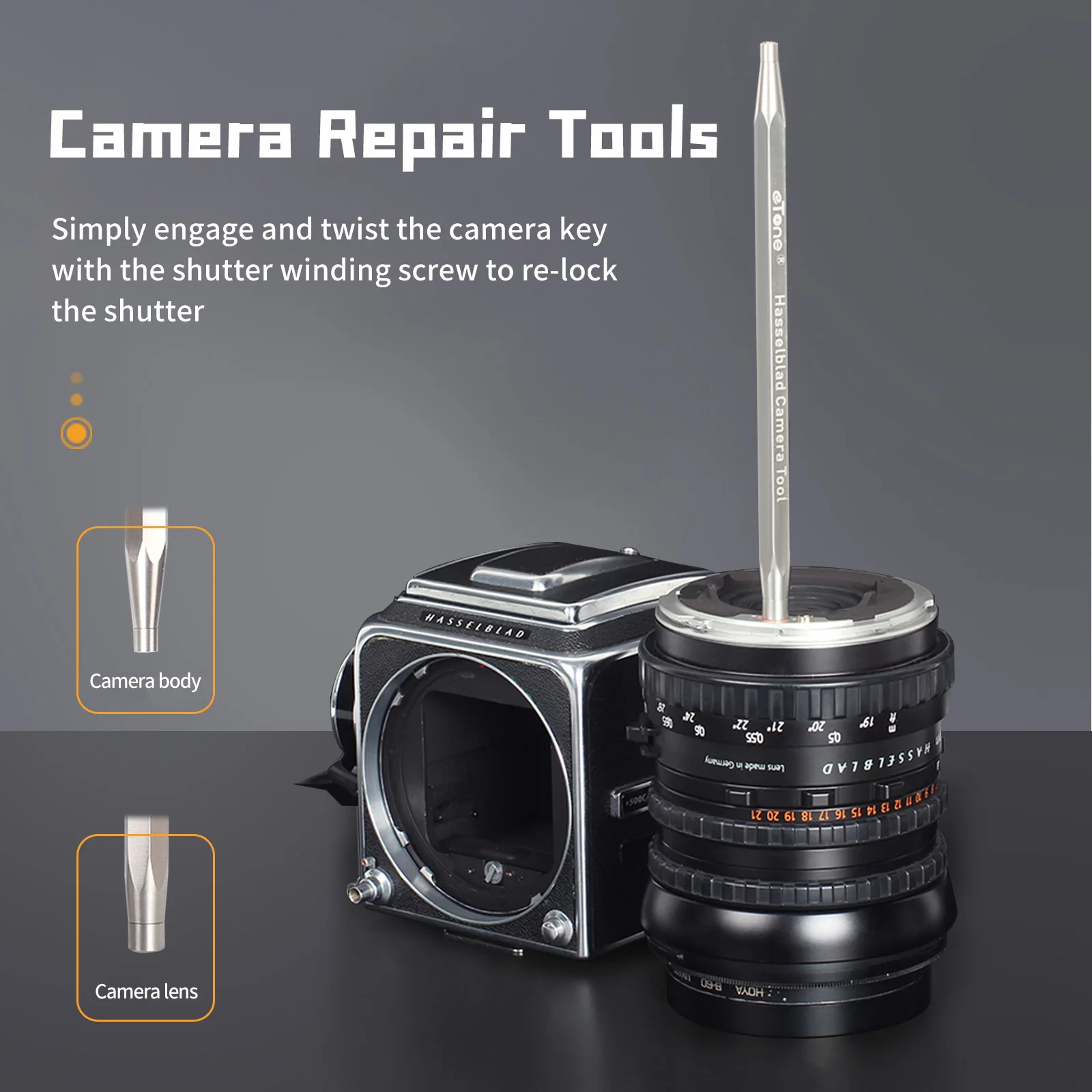Hasselblad Strumento Di Riparazione Dell'Otturatore Dell'Obiettivo Della Fotocamera Chiave Di Sblocco Del Corpo Hasselblad 500 501 503 Strumento Di Ri