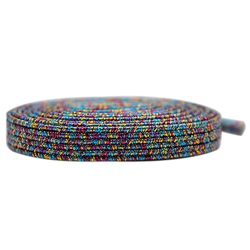 6Mm Mix Colors Elastic Shoe Laces Canvas Mistry 60-180Cm Flat Lacet With Elastic Lace Malleability For Af1 Force One