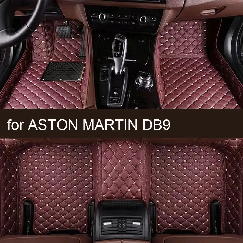 Tappetini Auto Per Aston Martin Db9 2005-2016 Accessori Tappeti Auto Personalizzati