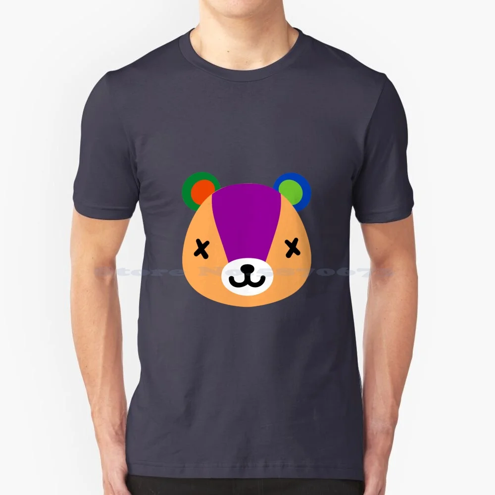 Icon T Shirt 100% Cotone Tee Animal New Horizons Animal Villager Animal Charcter Animal Cute Ps4 Videogiochi Animal New Leaf