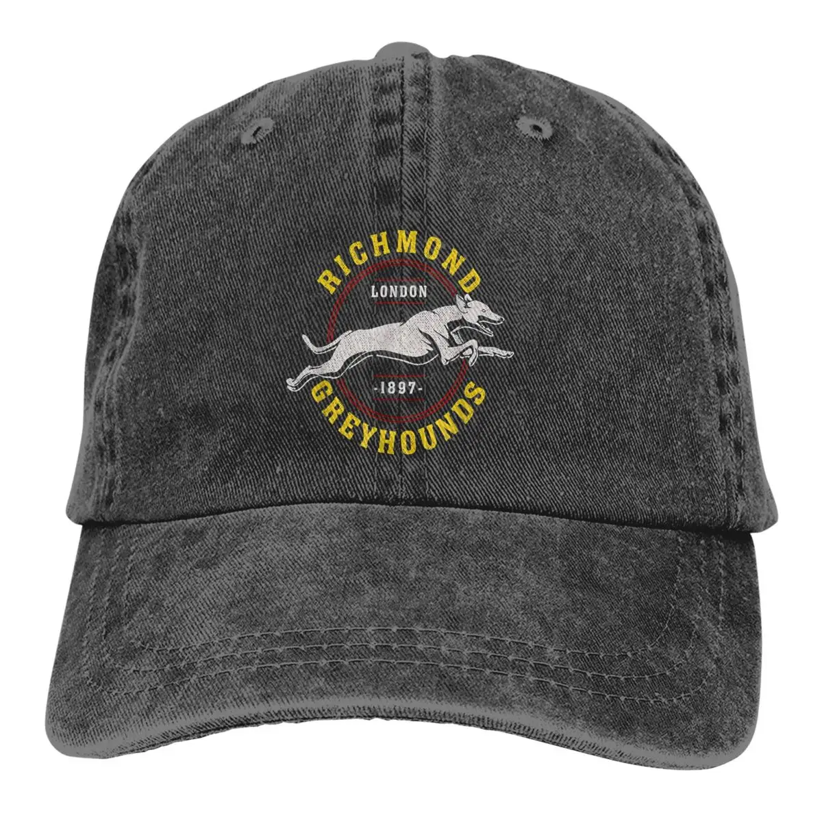 Berretto Da Baseball Da Uomo Lavato Byrd Greyhounds London Classic Trucker Snapback Caps Dad Hat Dog Lover Golf Hats
