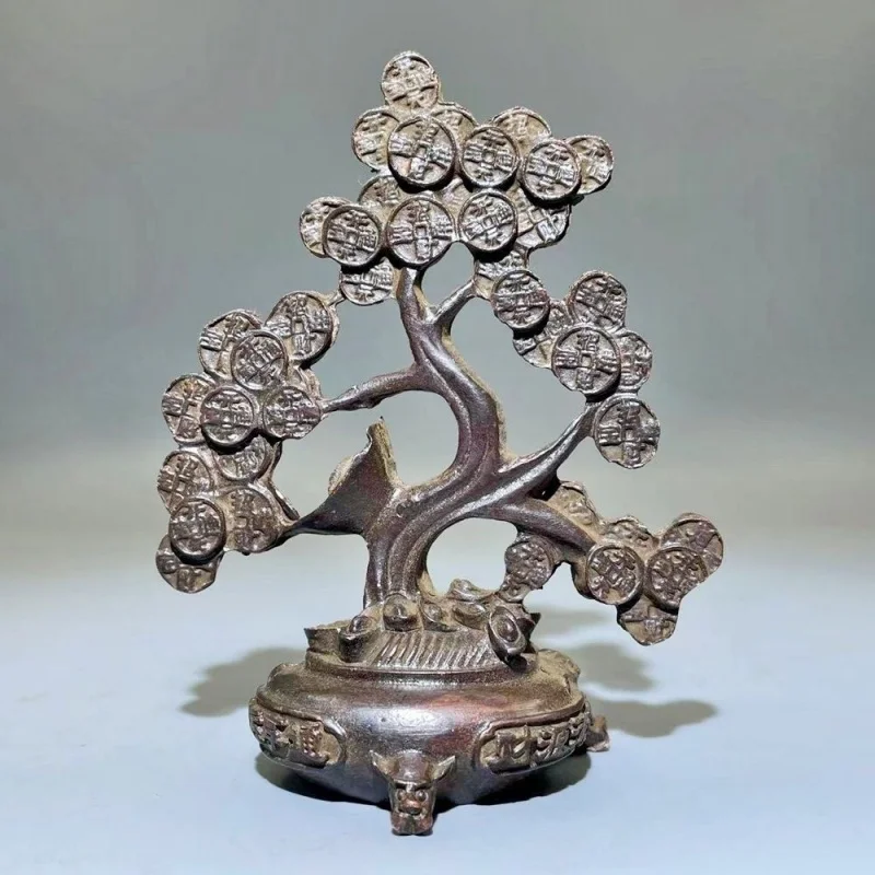 Collezione Antica Retro Lingotto Albero Dei Soldi Decorazione Di Cornucopia Albero Dei Soldi Antico Piccoli Ornamenti Decorativi Per La Casa
