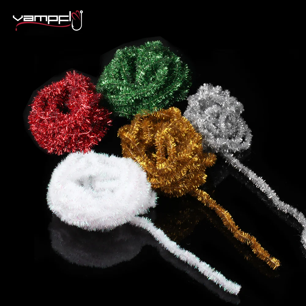 Vampfly 2M/10M Ice Ciniglia Fly Tying Materiale Per Steelhead Woolly Bugger Saltwater Streamer Fly Salmon Trout Fishing Lure Bait