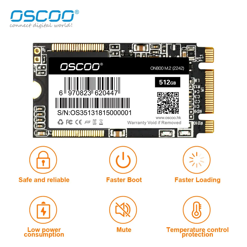 Oscoo Hard Dirve Ssd M2 2242 Hard Disk Per Pc Da Gioco Oscootlc Nand Flash Per Laptop Desktop