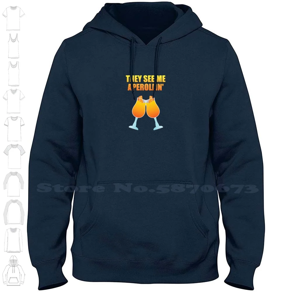 Spritz Ist Cocktail Gift Summer Beach Streetwear Sport Felpa Con Cappuccio Splash Spritz Cocktail Summer Ics Jga