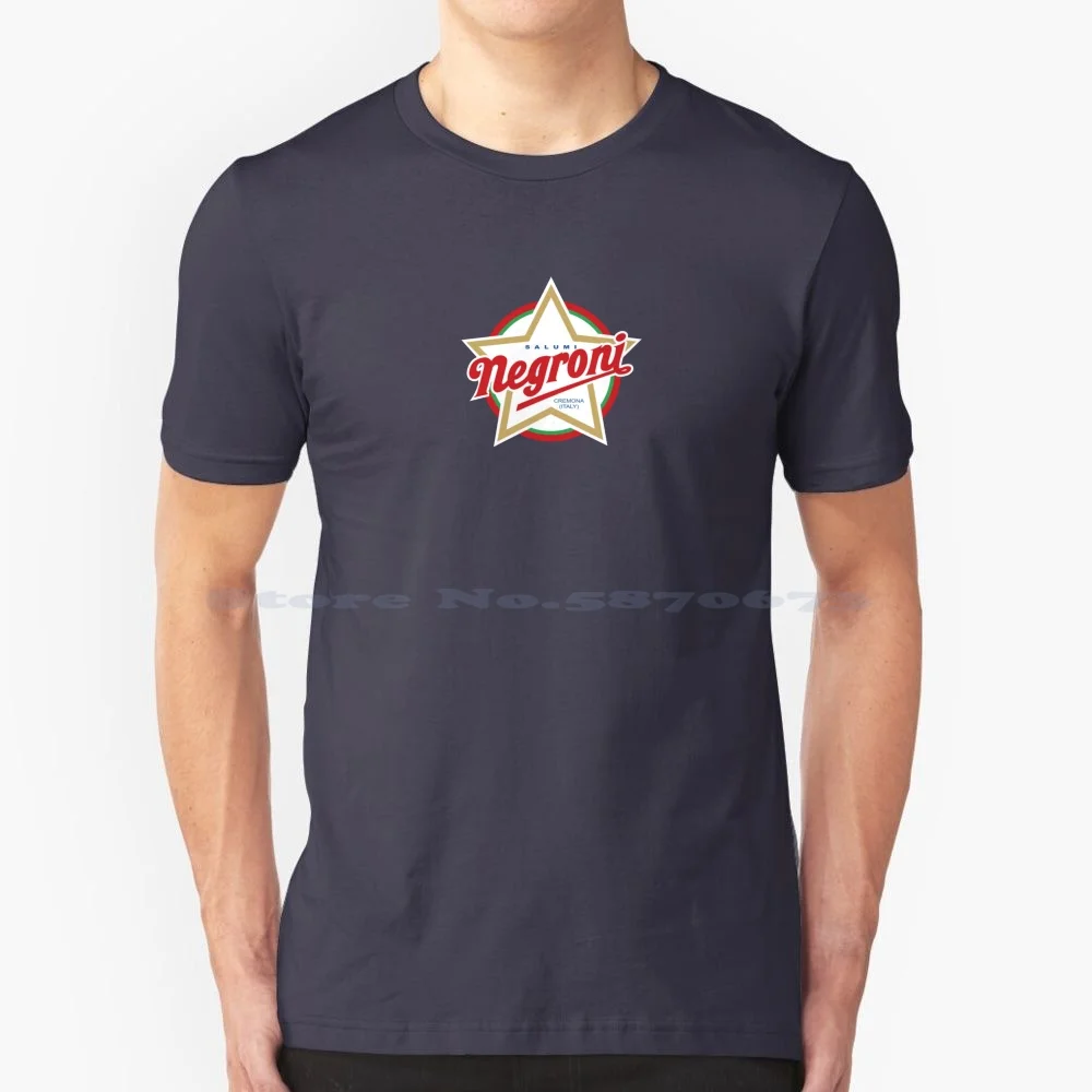 Best Seller Negri Design T Shirt 100% Cotone Tee Liquore Spritz Orange Drink Vintage Italy Campari Cocktail Retro