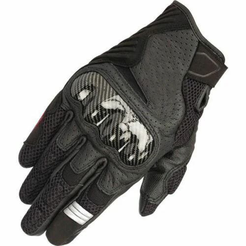 Alpines Gp Smx-1 Air Carbon Knuckle V2 Street Moto Moto Touch Screen Guanti Nuovo Di Zecca